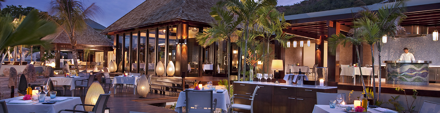 Фотография отеля Raffles Praslin Seychelles ресторан Curieuse - Сейшелы, Праслин